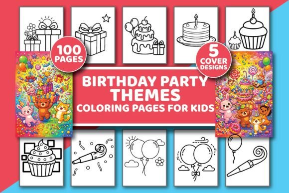Colorful Graphics for Birthday Joy