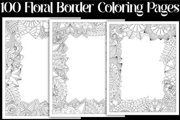Floral Border Graphics for Polished Content