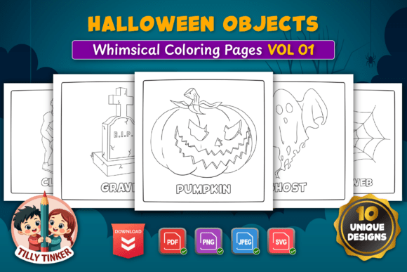 Halloween Graphics for Creative Projects