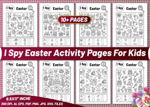 I Spy Easter Graphics for Kids