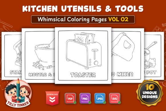Kitchen Utensils Tools Vol 02 Graphics
