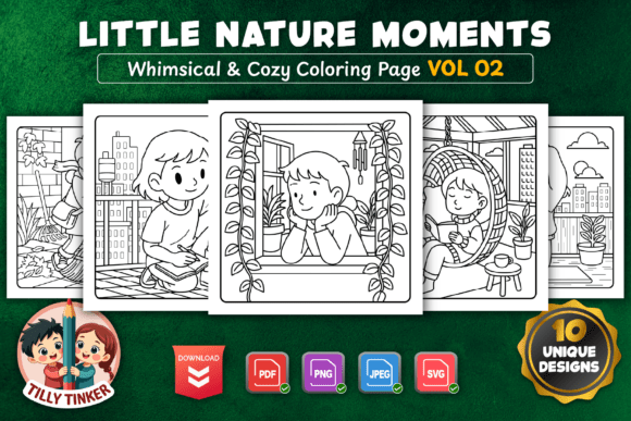 Little Nature Moments Graphics for Calm Branding