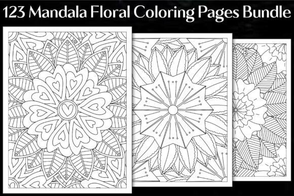 Mandala Floral Graphics for Creative Sellers