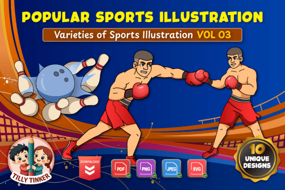 Popular Sports Illustration Vol 03 Graphics