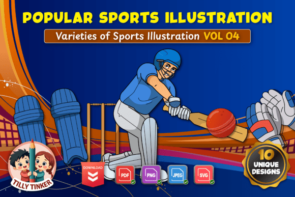 Popular Sports Illustration Vol 04 Graphics