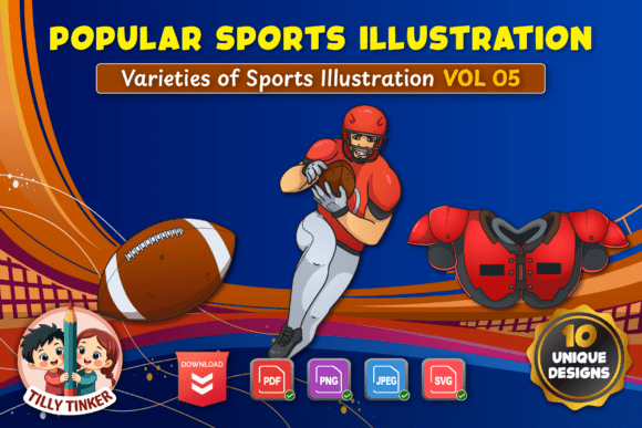 Popular Sports Illustration Vol 05 Graphics