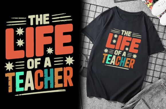 The Life of a Teacher Vector Graphics