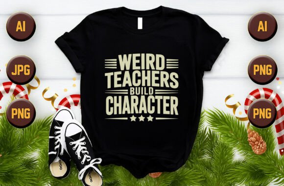 Weird Teachers Build Character Graphics